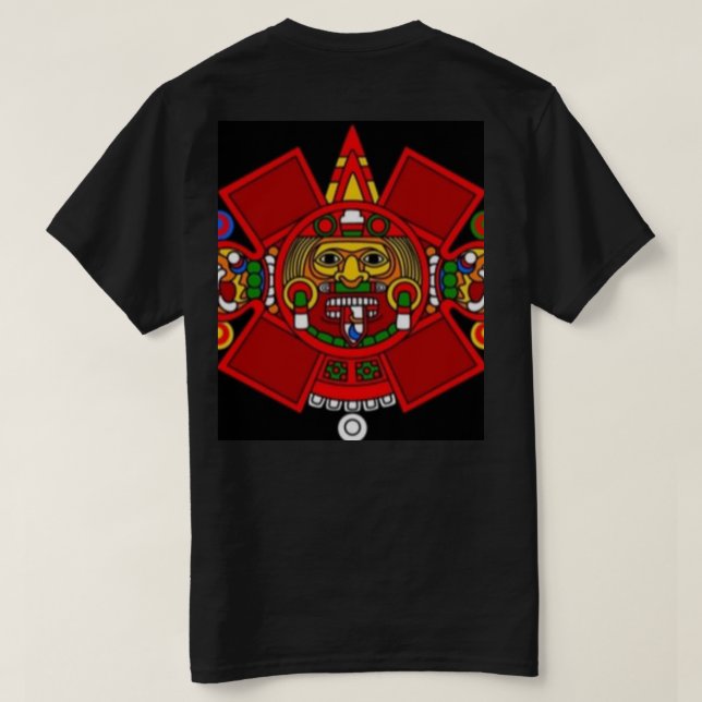 Röd Aztec Tee (Design baksida)