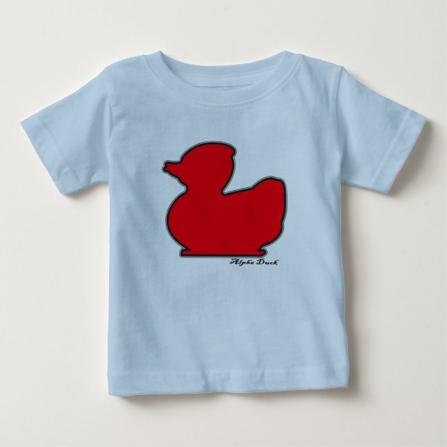 Röd baby T T-shirt (Framsida)