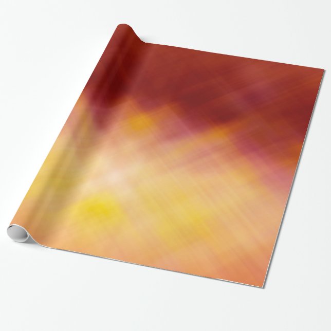 Röd bakgrund och Gult Presentpapper (Utrullad)