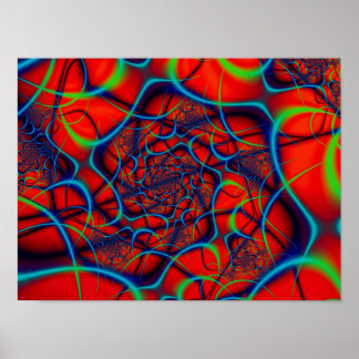 Röd bakgrund poster