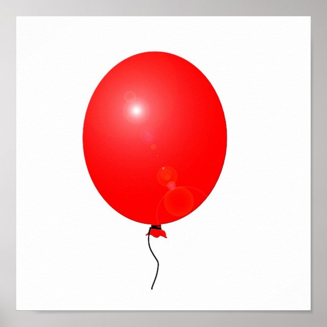 röd ballong poster (Framsidan)