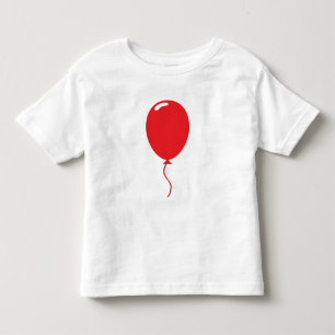 Röd ballong t-shirt