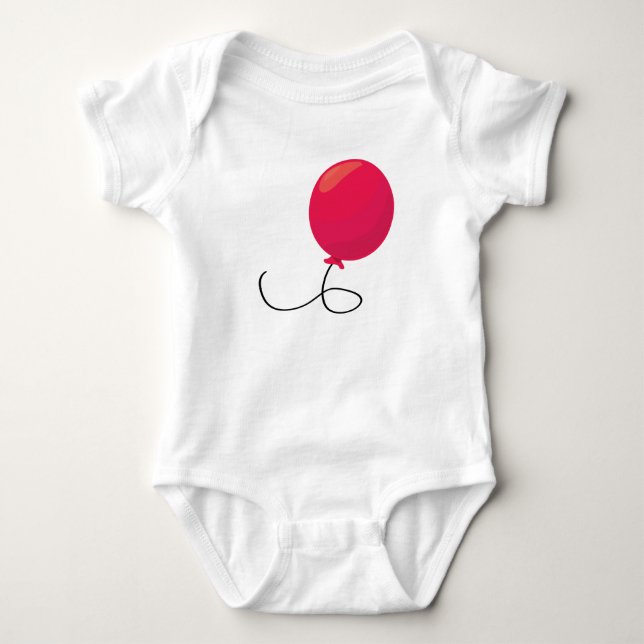 Röd ballong t shirt (Framsida)