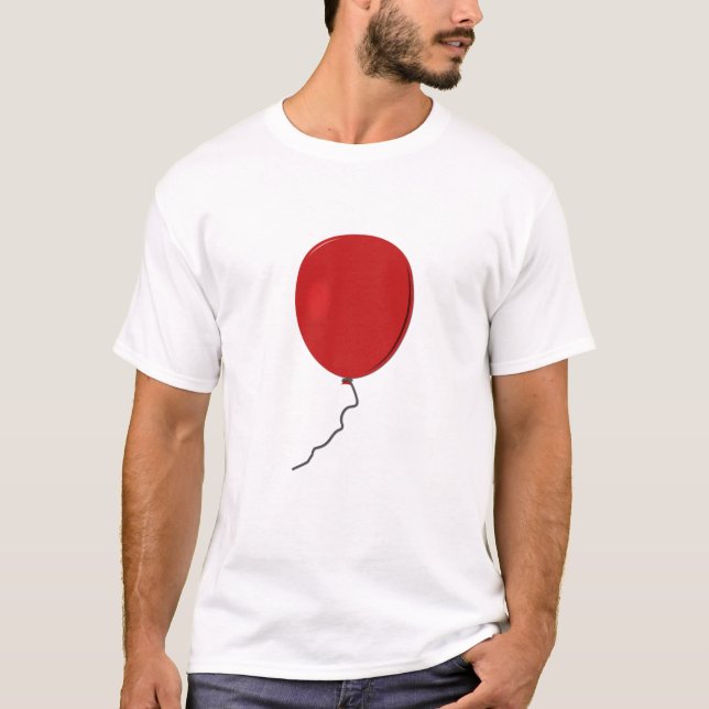 röd ballong t shirt (Framsida)