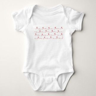 Röd band infantil bodysuit – Söt present för bebis T Shirt