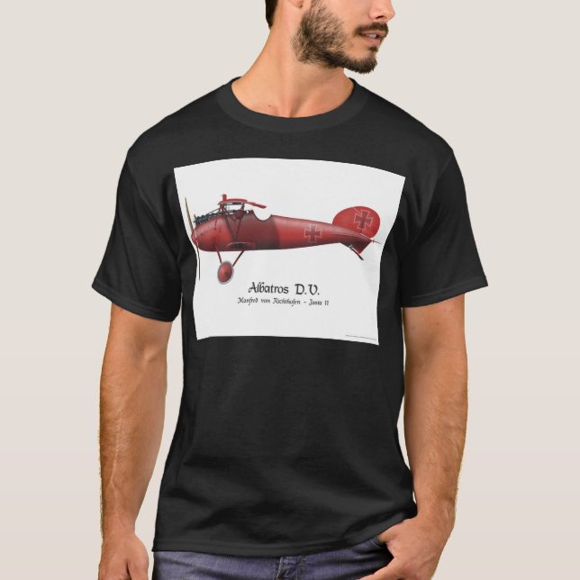 Röd Baron aka Manfred von Richthofen och hans T Shirt (Framsida)