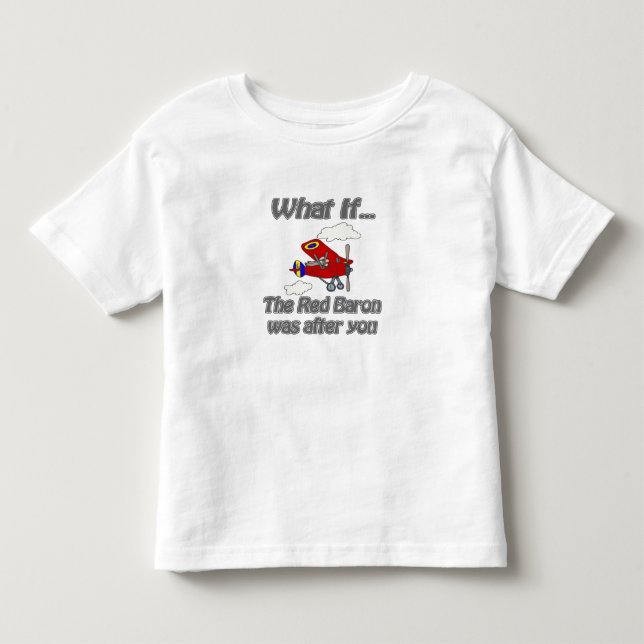Röd Baron Tee Shirt (Framsida)