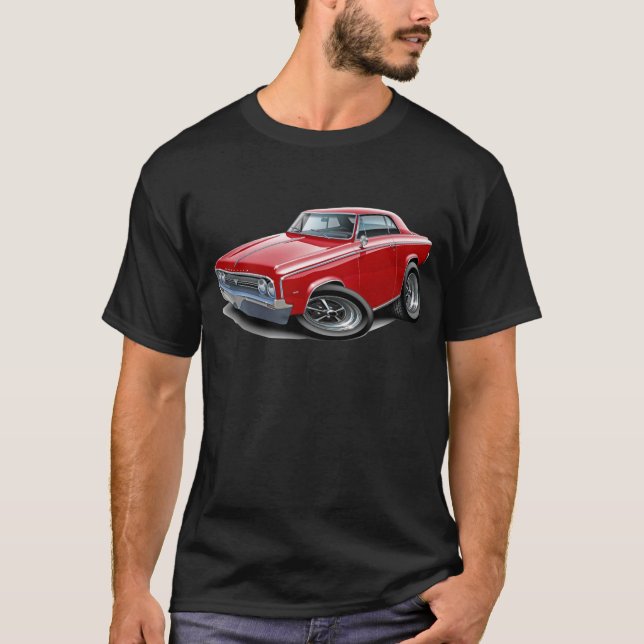 Röd bil 1964-65 för Cutlass T-shirt (Framsida)