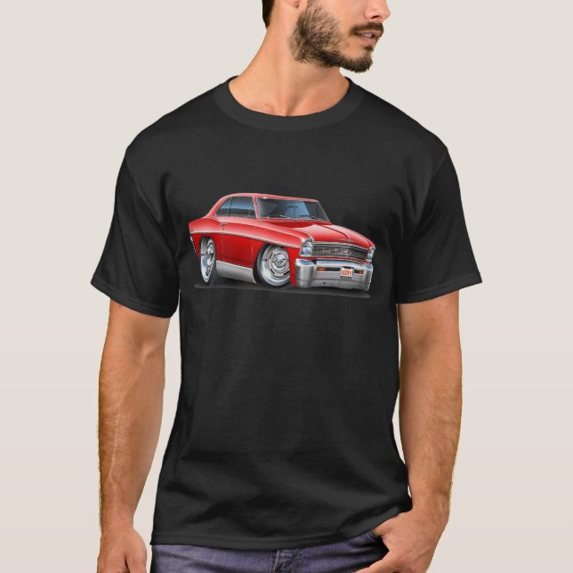 Röd bil 1966-67 för Nova Tee (Framsida)