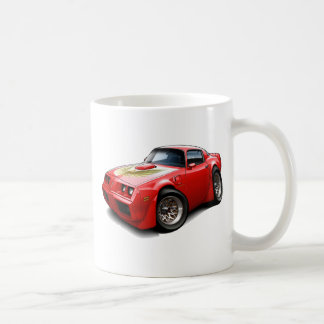 Röd bil 1979-81 för trans.-förmiddag kaffemugg