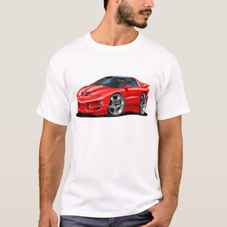 Röd bil 1998-02 för trans.-förmiddag t shirt