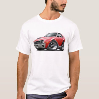 Röd bil för 1970 AMX Tee