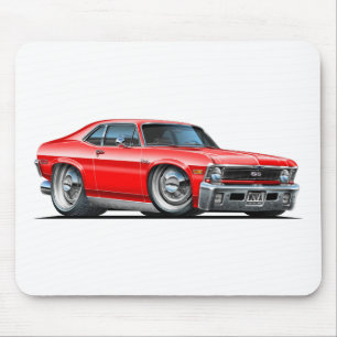 Röd bil för Chevy Nova Musmatta