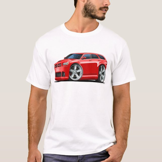 Röd bil för fintMagnum T-shirt (Framsida)