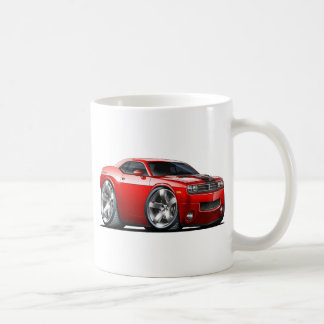 Röd bil för fintutmanare kaffemugg