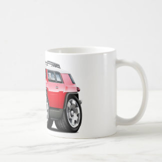 Röd bil för Fj-kryssare Kaffemugg
