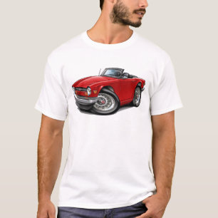 Röd bil för triumf TR6 T Shirt
