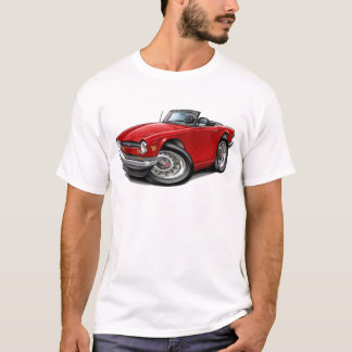 Röd bil för triumf TR6 T Shirt