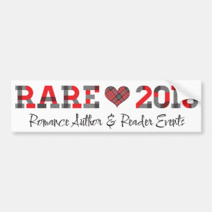 Röd bildekal RARE16