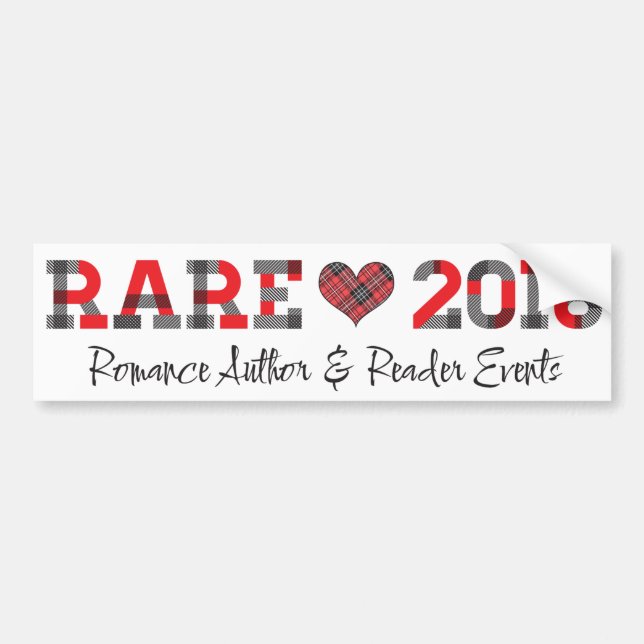 Röd bildekal RARE16 (Framsidan)