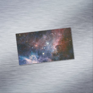 Röd & Blå Carinanebulosan Hubble-teleskopet Magnetiska Visitkort
