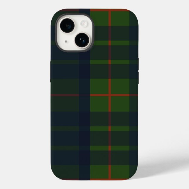 Röd Blå Grön Tartan Rutig Skotsk Rutig (Baksida)