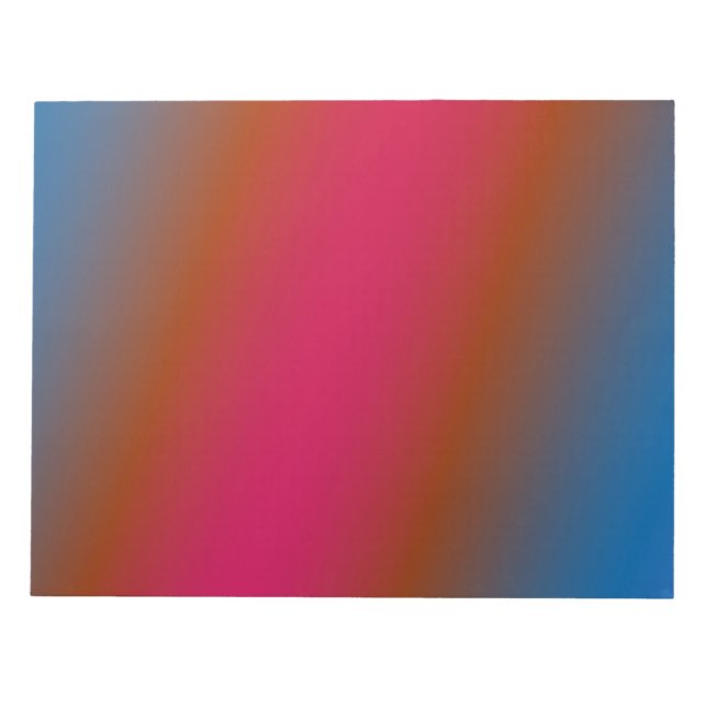 RÖD BLÅ GRÖN TEXTUR KONST ANTECKNINGSBLOCK (Framsida)