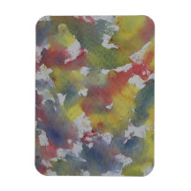 Röd blå Gult vattenfärg