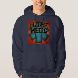 Röd/blå Manar Flight-medium Hoodie