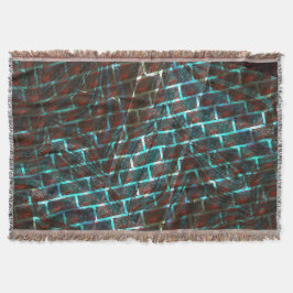 Röd blå nedfläckad, repor, stödraster eller tegele filt