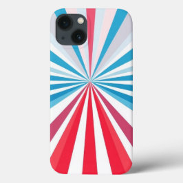 Röd, blå och Grått Mönster Mobile