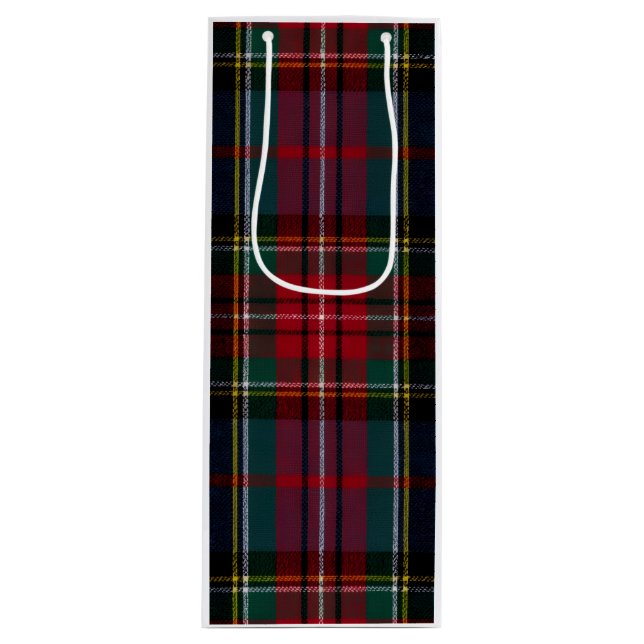 Röd Blå Tartan Vingåva Påse (Framsidan)