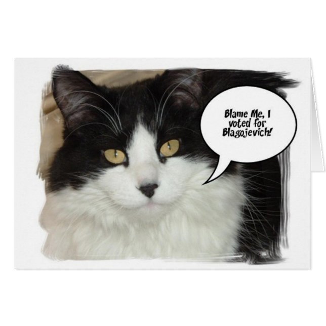 Rod Blagojevich Humor Hälsningskort (Framsidan Horizontal)