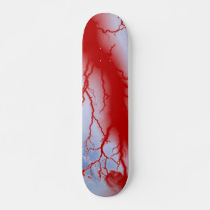 Röd Blixt Skateboard
