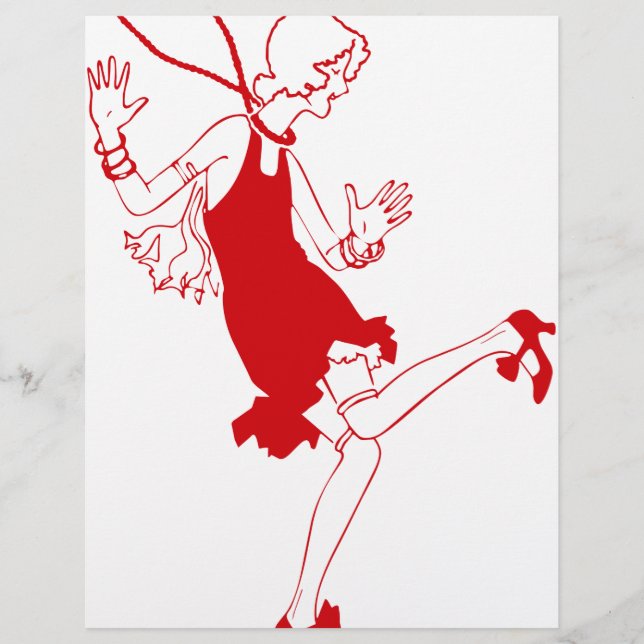 röd blixtflicka (Framsida)