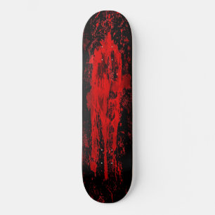 Röd blodig keltisk kors mini skateboard bräda 18,5 cm