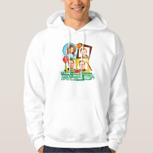 Röd-blodig, två falskt, all amerikansk jul hoodie