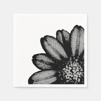 röd blomma pappersservett