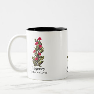 Röd blommig design mugg romantik älskare, bok älsk