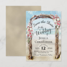 Röd Blommig Rustik Drivved Strand Trädgårdslycka B