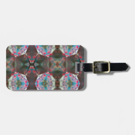 Röd Blommigt Bagagebricka