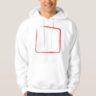 Röd Borste Ram Streetwear Tröja Hoodie