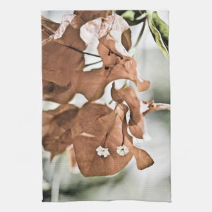 Röd Bougainvillea Kökshandduk