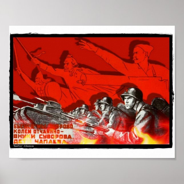 Röd brand poster (Framsidan)