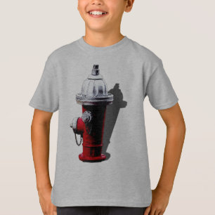 Röd brandpostNew York Tshirt T-shirt