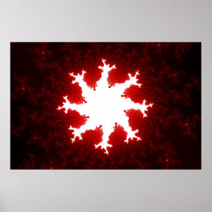 Röd bristning poster