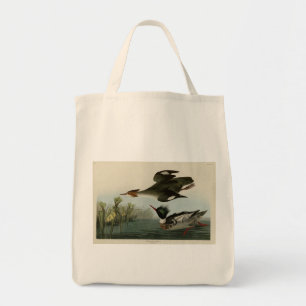 Röd-bröstad Merganser, Audubon's Birds of America Tygkasse