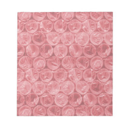 Röd bubbelskrot mönster anteckningsblock