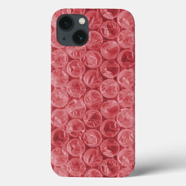 Röd bubbelskrot mönster Fodral-Mate iphone case (Baksida)