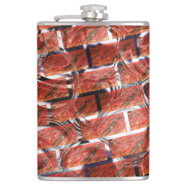 Röd, bubblor på gring eller tegelverkan? Metallic. Fickplunta